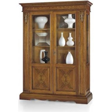 Mar.c.a. Design - Elegant Indoor Storage Box Solid Wood MDF Dark Walnut Furniture with Feet Made in Italy Dimensions: 100 x 44 x 51 cm