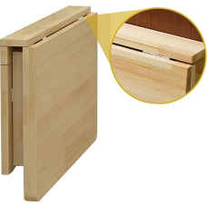 Klapptisch zur Wandmontage, robust, zusammenklappbar, Werkbank und Frühstücksbar, platzsparender Esstisch, Größen L 40 bis L 120 cm (L x B x H) 110 x 50 cm