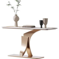 loeusjfnr Foyer-Sofatisch Schmal Wandmontierter Konsolentisch Aus Schiefer for Den Haushalt, Moderner, Minimalistischer Konsolentisch, Wohnzimmer-Endansichtstisch Langer Sofatisch mit Regalen