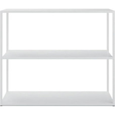 Modern Console Table Console Table for Hallway, Console Table for Hallway, Narrow Sofa Table, Rectangular Side Table, Space Saving Side Table with 3-Tier Sturdy Metal Shelves