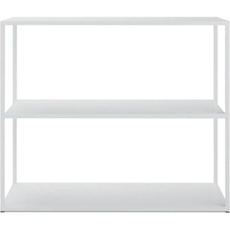 Modern Console Table Console Table for Hallway, Console Table for Hallway, Narrow Sofa Table, Rectangular Side Table, Space Saving Side Table with 3-Tier Sturdy Metal Shelves