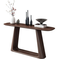 ZXDRYBHD Console Table, Sofa Table Made of Solid Wood, Narrow Hallway Table with Open Storage Compartment, for Hallway, Behind the Couch, Living Room (XXL)