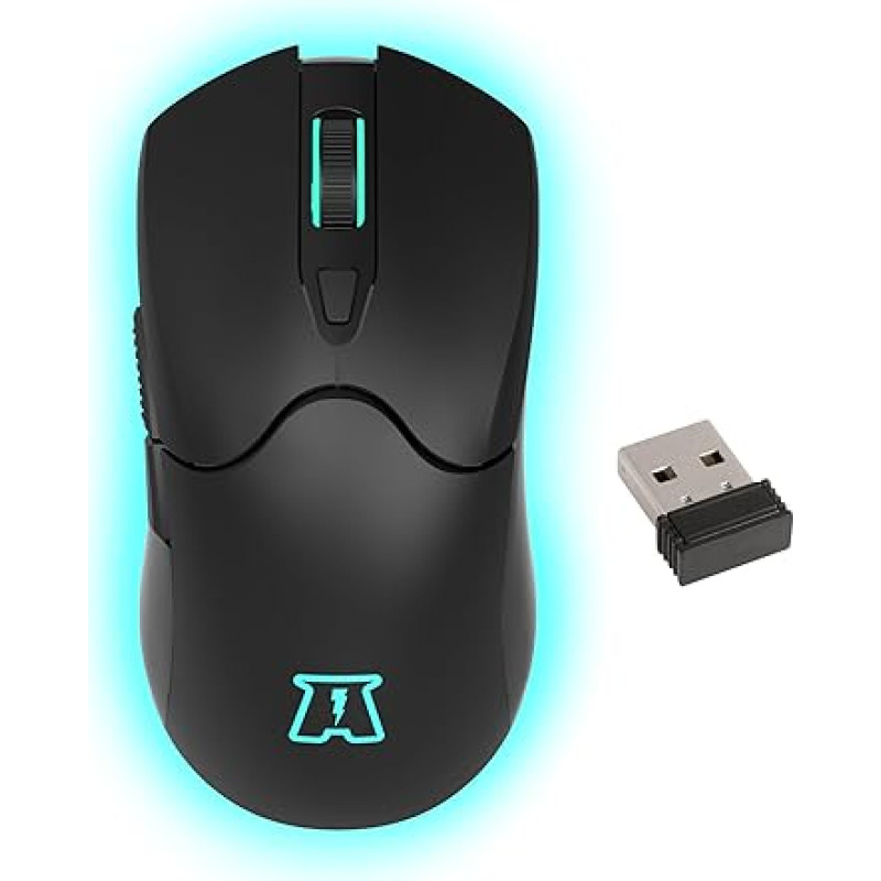 AKUMA Souris Gaming Otaku M04 WL 3200DPI 7 Couleurs SANS FIL Black
