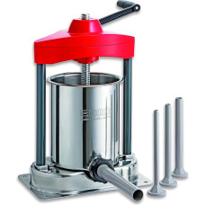 F. DICK Sausage Filler (Capacity 6.8 Litres, Sausage Filling Machine for Butchers/Butchers/Hobby Cooks/BBQ, Includes Filling Tubes, Stainless Steel Sausage Machine, Easy to Use)