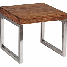 Wohnling WL1.310 Side Table Solid Sheesham Wood 45 x 45 x 40 cm