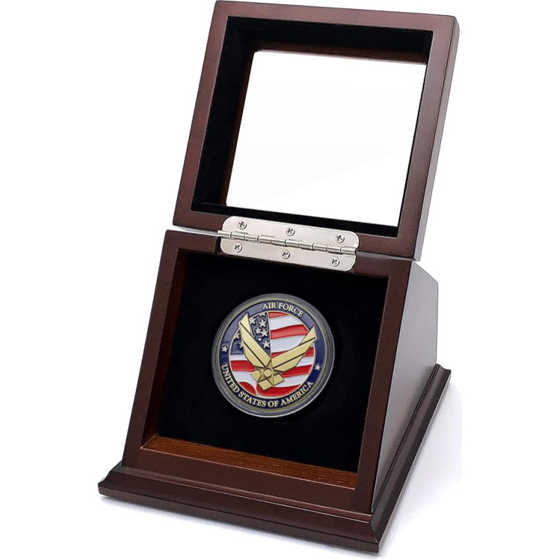 Chez Monett Challenge Coin Display Case 2 Inches 50-55 mm Coin Holder