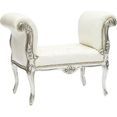 MAXIOCCASIONI Sofa Baroque Silver and White