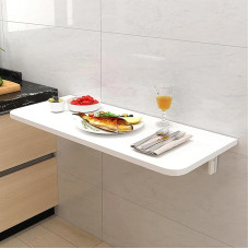 Wandklapptisch für Esszimmer & Schreibtisch - Platzsparender Holztisch für Küche, Balkon & Schlafzimmer - Vielseitig & Stilvoll Klappbar Möbel