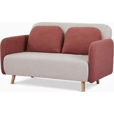 WLH Alexanders Sofas 2-in-1 Convertible Sofa Bed with Extendable Bed Adjustable Back Lover for Living Room Apartment (Double Colour) Couches