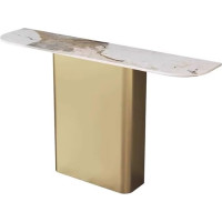 Eintragstabelle Wohnzimmer-Gangwand-Schmaltisch, Wohnzimmer-Eingangstisch Aus Schiefer, Hotel-Lobby-Endansicht-Tisch
