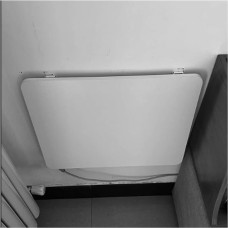 Faltbarer Esstisch zur Wandmontage, funktionaler Schreibtisch für Zuhause und Büro, platzsparender Arbeitsplatz, Wäsche, Küche, Esszimmer, Weiß (100 x 30 cm)