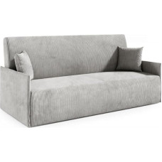 LIKMA Olita Extendable 3-Seater Sofa 197 x 93 x 85 cm Grey Sleeping Function Bedding Container Sofa with Bed Function Sofa Bed Couch Set Sofas & Couches Fabric Anafi 2