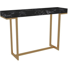 HADECOLL Console Table Wrought Iron Living Room Decoration Console Gold Marble Entrance Cabinet Nordic Divider Against The Wall Entrance Table, B