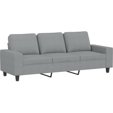 ULUYYUC Living Room Furniture Camping Sofa Sofas & Couches Corner Sofa - 3-Seater Sofa Light Grey 180 cm Fabric for Lounge Party Garden Patio