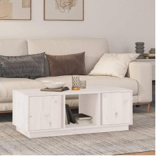 ZQQLVOO Coffee Table Side Table Decoration Living Room Table Coffee Table White 110 x 50 x 40 cm Solid Pine Suitable for Living Room Bedroom Office
