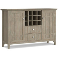 SIMPLIHOME Bedford Solid Wood Sideboard, 54