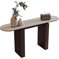 loeusjfnr Foyer-Sofatisch Schmal Minimalistischer Konsolentisch for Den Eingangsbereich des Wohnzimmers, Hotellobby, Korridor, Modischer Konsolentisch Aus Schiefer Langer Sofatisch mit Regalen