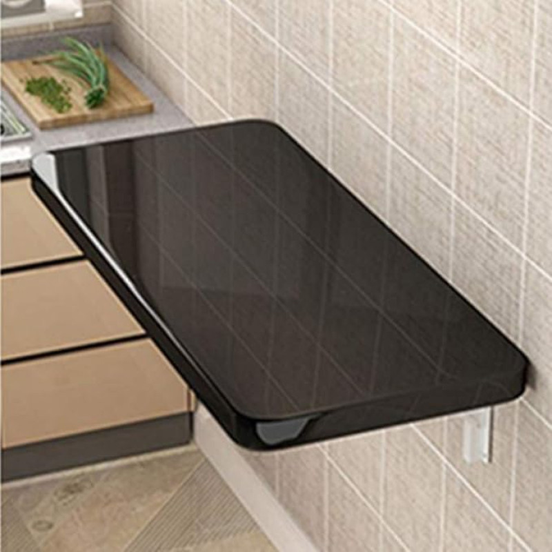 Folding Table Wall Mounted Space Saving Floating Desk for Home, Office, Study and Laptop, Versatile Hanging Desk with Size Options