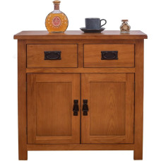 OAK Furniture 2 Door 1 Drawer Sideboard Oak