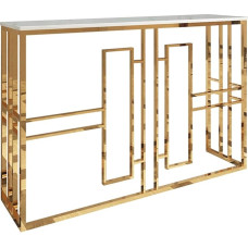 CAFIEDR Coffee Table Console Table Stainless Steel Household Entrance Table Narrow Sofa Table for Space Saving for Living Room Hallway