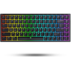 DREVO Gramr V2 TE 84 Key Gaming Keyboard Red Switch RGB Backlight Mechanical TKL 75% USB Wired Keyboard US Layout