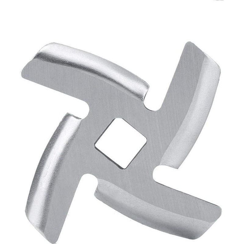Garosa Chef Meat Grinder Blade Replacement Part - Stainless Steel Kitchen Food Breaker Cutter Knife Replacement for Electric or Manual (S)