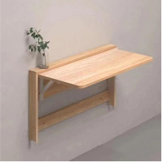 Moderner Klapptisch – multifunktionaler Wandtisch mit Halterungen, platzsparender Arbeitsbock, Schreibtisch für Büro, Waschküche, Wohnzimmer, Gelb, 83,1 x 6,1 x 45 cm