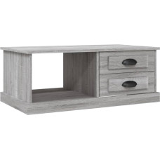 vidaXL Coffee Table Grey Sonoma 90 x 50 x 35 cm Wood Material