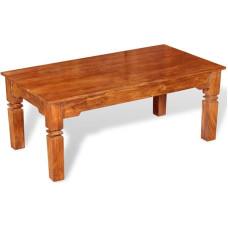 VidaXL Table basse Bois massif 110 x 60 x 45 cm