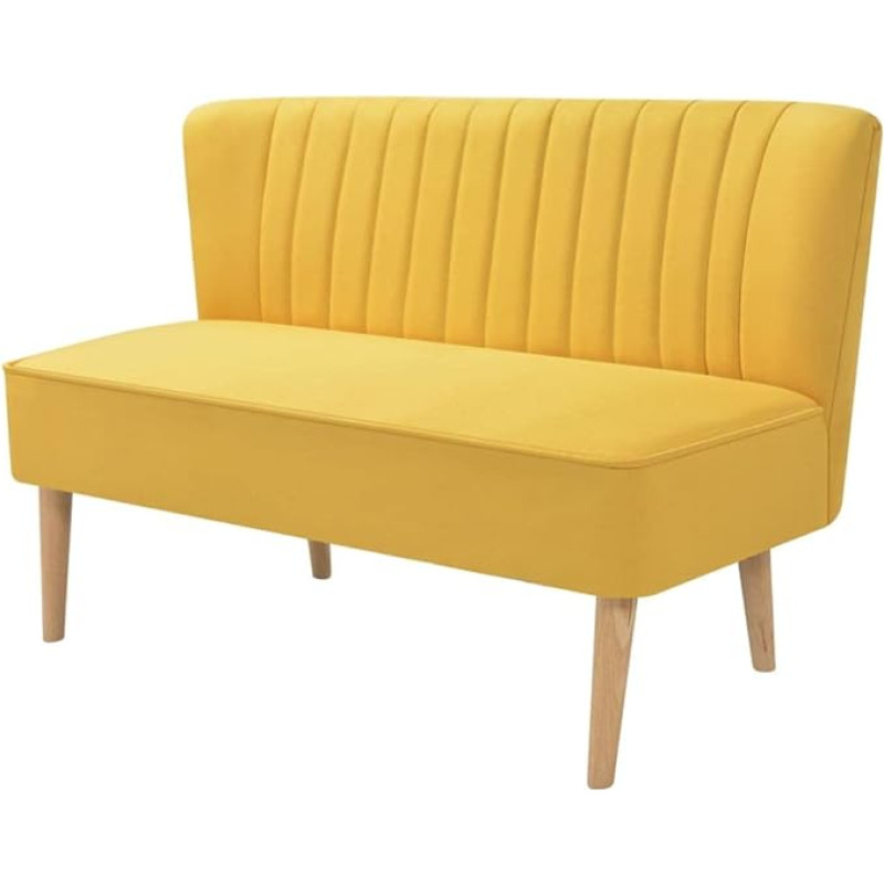 ZEYUAN Sofa, Sofa Bed, Sofa Bed, Couch with Sleep Function, Sofa Bed, Sofas & Couches, Sofa Bed, Fabric 117 x 55.5 x 77 cm, Yellow