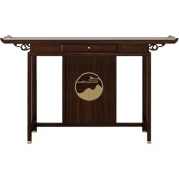 FOMWWVYS Konsolentisch, Konsolentisch aus Holz im Landhausstil for Wohnzimmer und Flur Flurtisch(L)