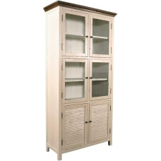 Country House Furniture Display Cabinet Brittany Country House Cabinet Vintage Look Cream White
