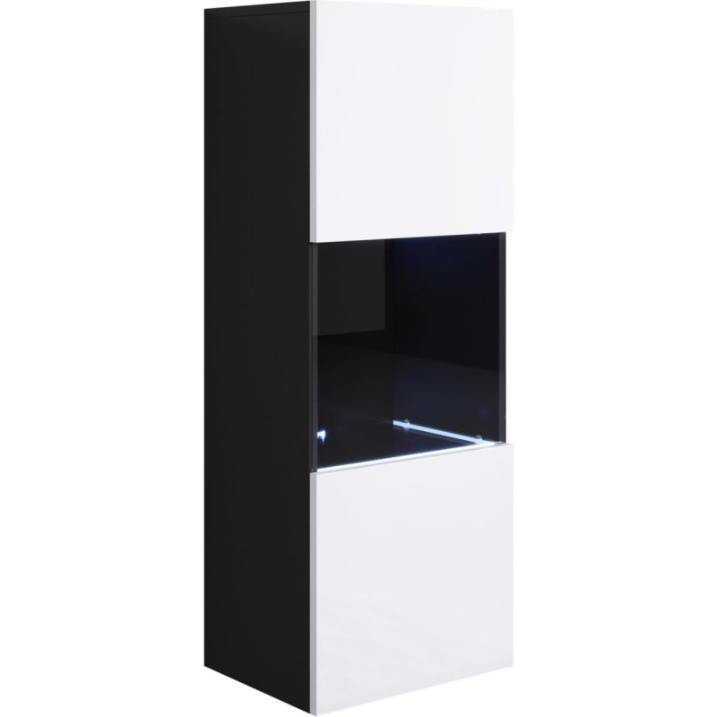Muebles Bonitos Hanging Cabinet Luke Model V3 Black / White (40 x 126 cm)