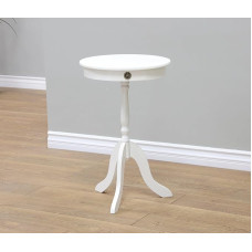 Frenchi Home Furnishing Tea/Side Occasional Table, White