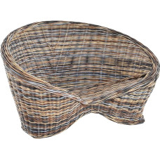 Korb-Outlet Lotus Chair Real Rattan Yoga Meditation Chair (Multi-Colour)