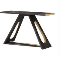 CHENGAIJIAN Eingangstisch, Vintage Massivholz Konsolentisch, 51,18 Zoll schmaler Sofatisch for Eingangsbereich, Wohnzimmer Konsolentisch