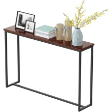 Konsolentisch schmaler Sofatisch Konsolentisch, Eingangstisch, Konsolentisch mit stabilem Metallrahmen für den Eingangsbereich, Vintage-Sofatisch, schmaler Langer Flurtisch, kompakte Tische