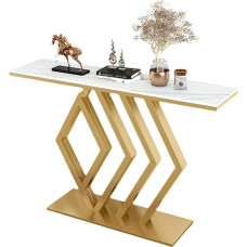 Console Table Standing Shelf Console Table Narrow Side Table Sofa Back Shelf Table Narrow Console Table 31.4 Inch Sofa Tables Metal Side Tables Computer Table Coffee Snack Console Table