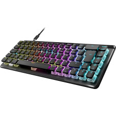 Roccat Vulcan II Mini Air – Clavier Gaming Optique et Mécanique 65%, Fonctionnalités sans Fil et Bluetooth Complètes, Éclairage RGB Personnalisable, Noir