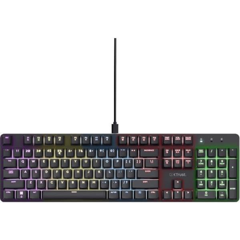 Trust Gaming GXT 871 Zora Italian QWERTY layout Mechanical keyboard