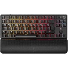 Corsair K70 Core TKL Wireless RGB Mechanical Gaming Keyboard, Keyless, MLX Red v2, Pre-Lubricated, ABS Key Caps, AZERTY-FR Black
