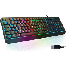 KLIM Chroma Gamer Spanish Keyboard with USB Cable