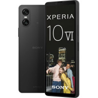 Sony Xperia 10 VI - 6,1-tolline 21:9 OLED, 5000 mAh aku, kolm optilist fookuskaugust, kerge ja kompaktne, 3,5 mm heli, Android 14, IP65/68, Dual SIM hübriid, must