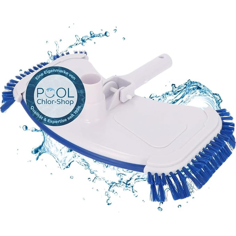 Duraol Põrandavaakum bassein I Kvaliteetne basseinipuhastushari kõikidele teleskoopvarrastele I basseinipuhasti koos külgharjadega I käepärane põrandapuhasti optimaalseks basseinipuhastuseks