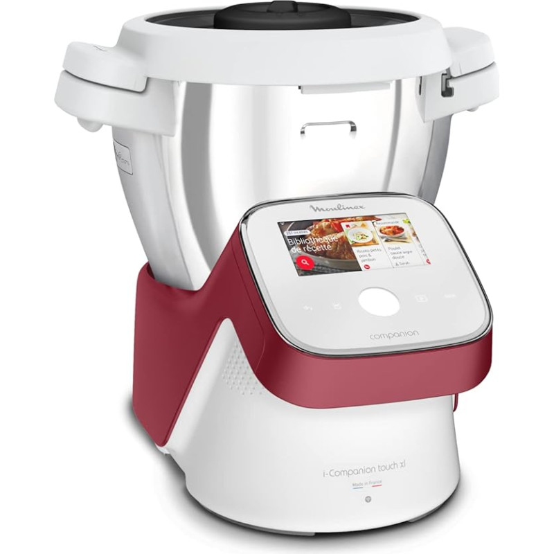 Moulinex Multifunctional food processor I-Companion Touch, power 1550 W, capacity 4.5 L, temperature from 30 to 150 °C, 14 automatic programs and 5 special accessories, HF9345