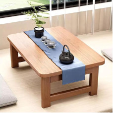 Klapptisch im japanischen Stil, kompakter Couchtisch für kleine Räume, Wohnzimmermöbel, 80 x 40 x 40 cm, niedriger Tisch für Heimdekoration und moderne Innenräume