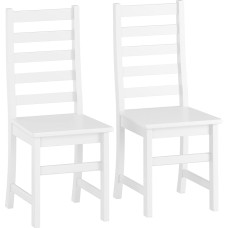 Erst-Holz Eris 90.71-21-D W Kitchen Chair Solid Wood Dining Room Chair White
