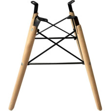 LZYSJ Chair Legs, 40 cm Height Beech Wood Furniture Leg for Leisure Chair, Dining Chair, Refurbished Chair, with Fixing Screws