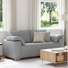 Snsowed Loveseat 4105227 Sofa in Light Grey, 140 cm, Fabric, Sofas & Couches, Sofa Living Room, Relax Sofa, Sofa for Bedroom