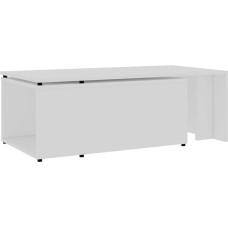 Tidyard Coffee Table, Side Table Made of Chipboard, Living Room Table, Coffee Table, 150 x 50 x 35 cm, with Storage Space for Home, Living Room